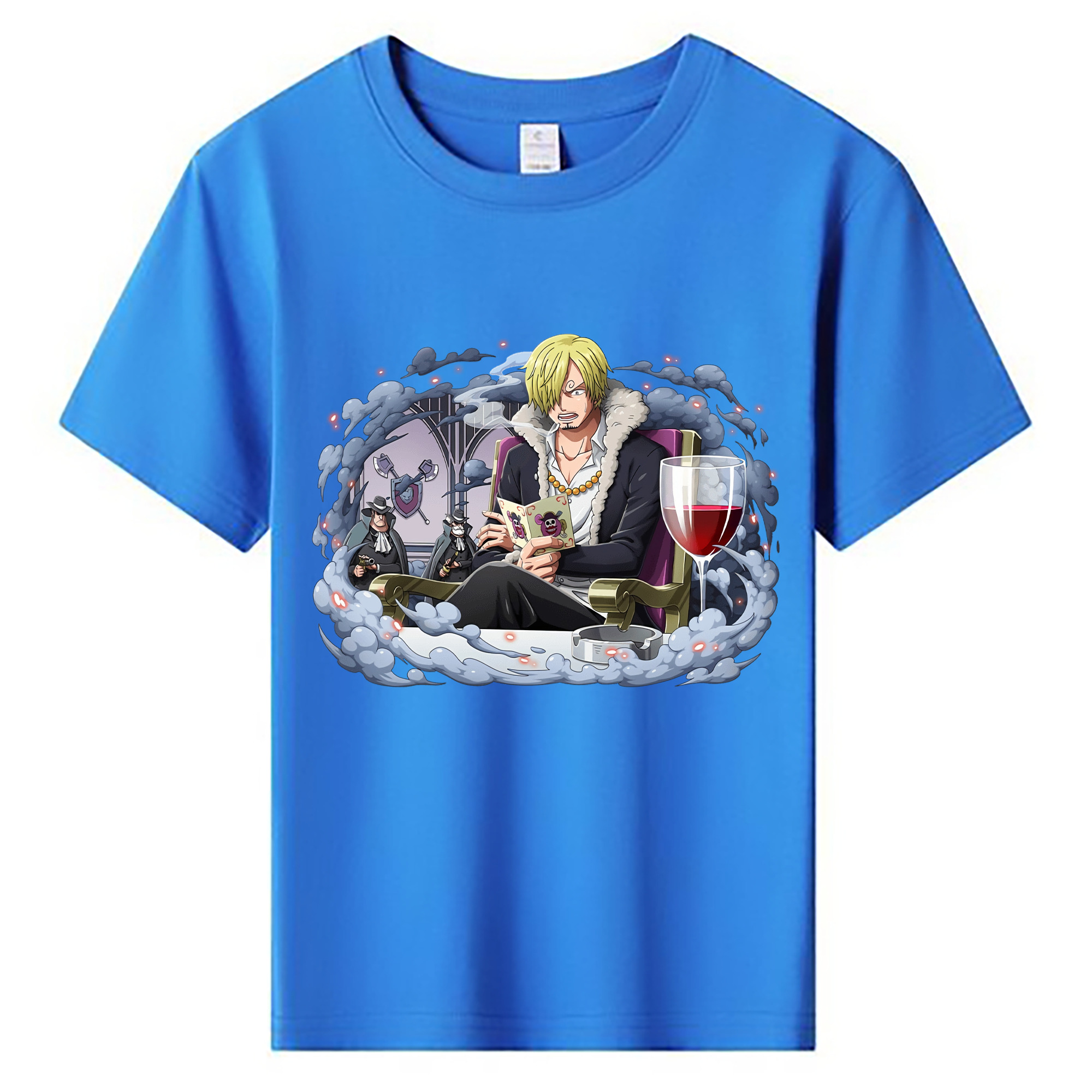 ワンピース サンジ ONE PIECE Sanji 綿100％キッズTシャツ（フロントプリント）